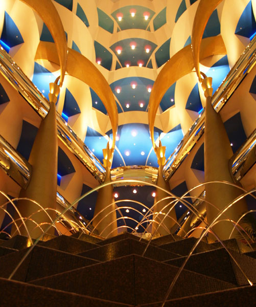 (Burj Al Arab - a hotel)